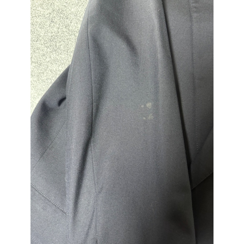Brooks Brothers Mens Navy Blue Blazer 100% Wool Two‎ Button Jacket - Picture 7 of 8